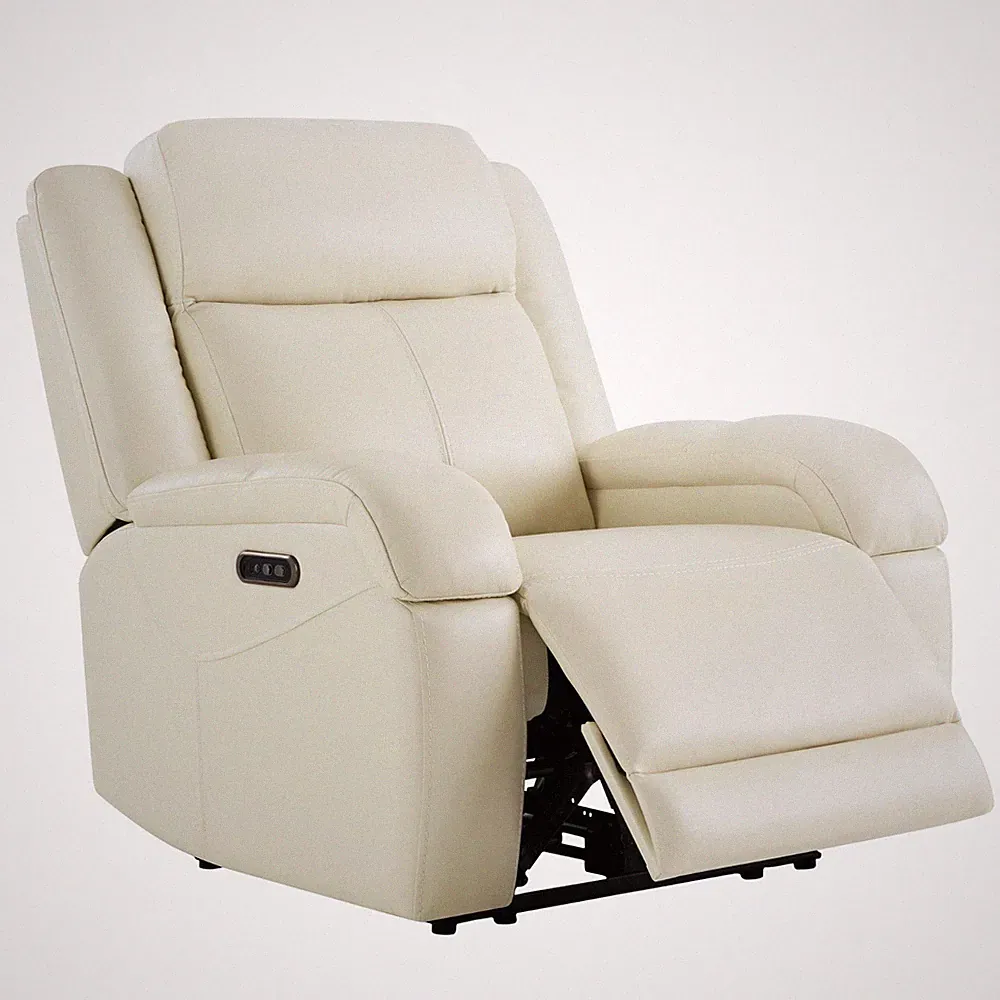 CHITA Genuine Leather Power ReclinerChair Comfortable Recliner w/ Power Headrest