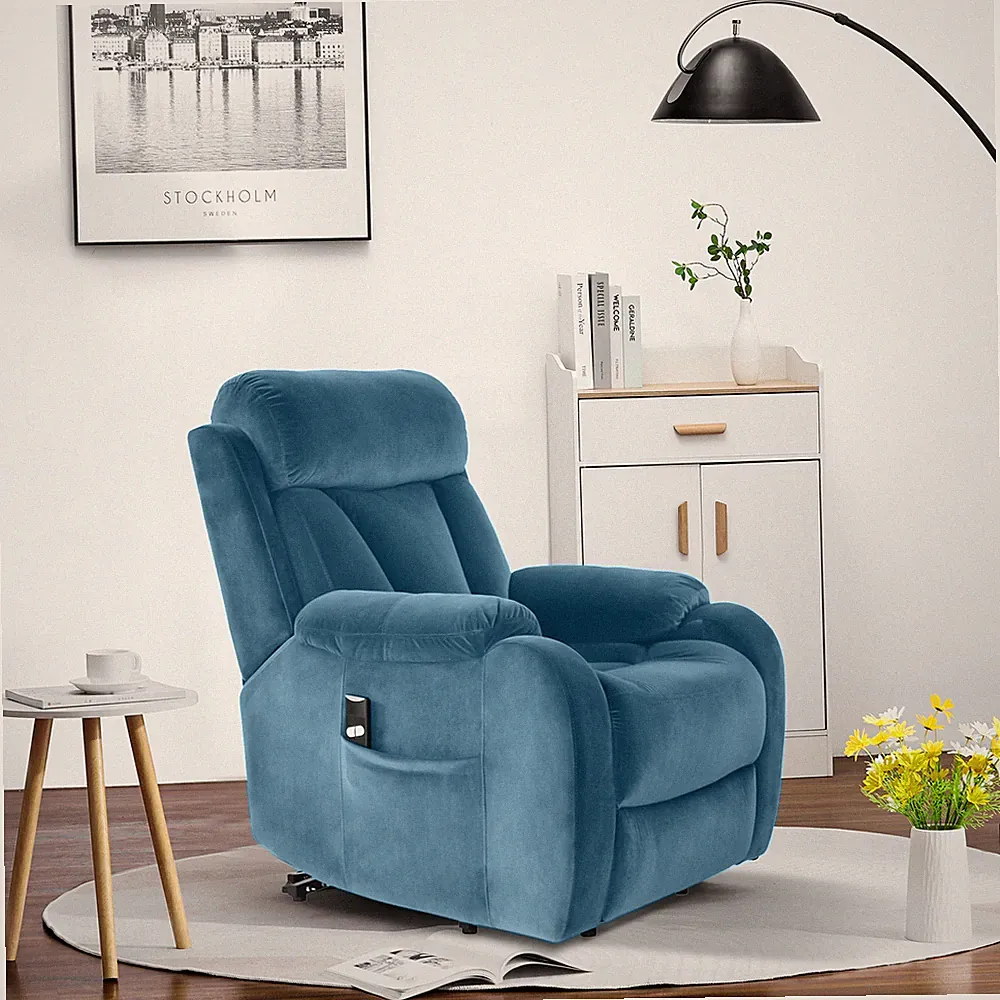 Elderly Electric Power Lift Recliner Chair Recliner Single Sofa w/Remote Control